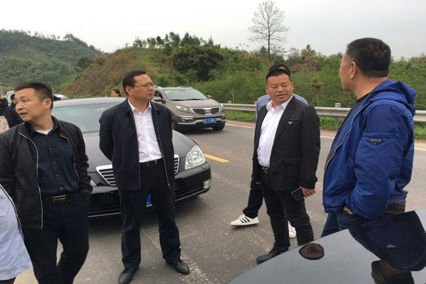 4.14蓮都區(qū)領(lǐng)導(dǎo)赴現(xiàn)場調(diào)研，關(guān)心支持公司發(fā)展后勁